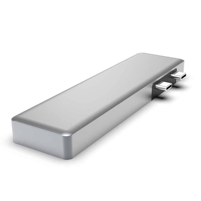 Adaptador duplo usb c Hub personalizado Dock 6-em-1 HDTV Dock Hubs USB personalizáveis para mackbook