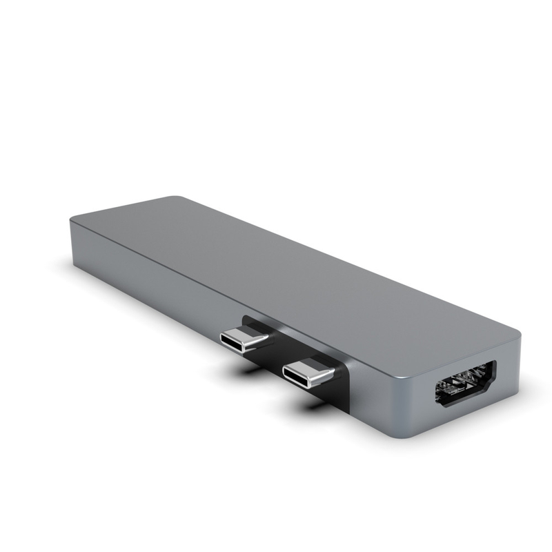 USB-C Hub 7-em-2 Compatível com Thunderbolt 3 USB C Port 4K HDMI para Mackbook MacBook Pro