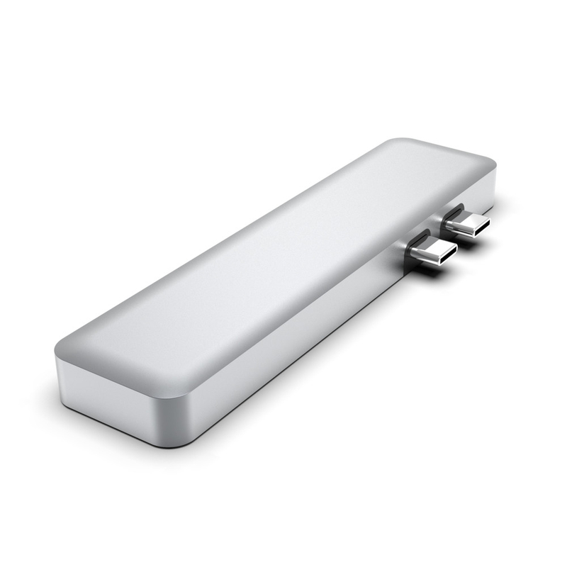 8 em 1 dual-type-c USB Hub com portas USB-A HDMI leitor de cartão SD para Mackbook pro