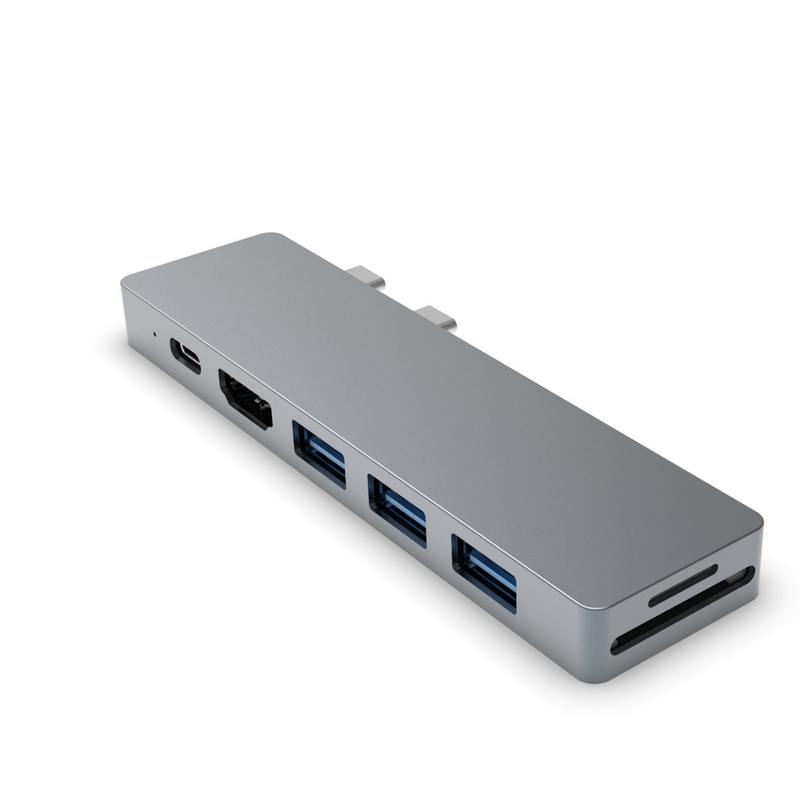 USB-C Hub 7-em-2 Compatível com Thunderbolt 3 USB C Port 4K HDMI para Mackbook MacBook Pro