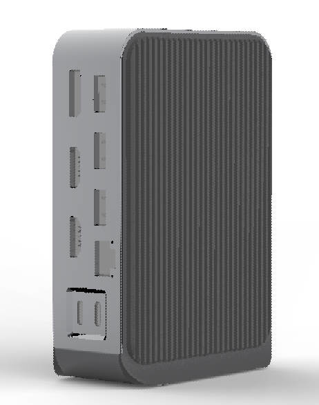 16-em-1 Thunderbolt Displaylink Dock USB Docking Station Dual Monitor Para MacBook e Windows