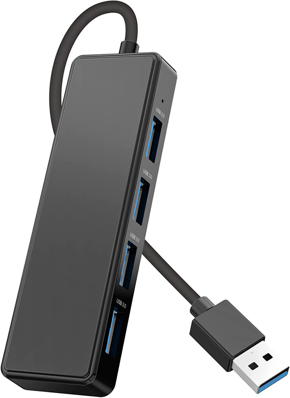 4 portas USB A Splitter Ultra-Slim USB Expander Conectores USB 3.0 para teclado de mouse