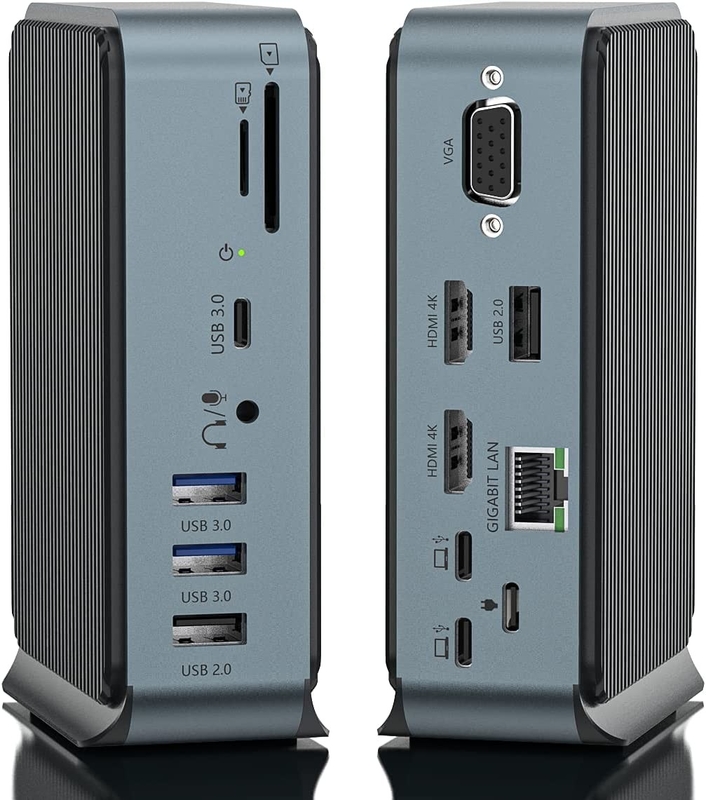 Hdmi para USB C Docking Station 100w Maximizar o Potencial de Trabalho com Tipo-C Pd2.0