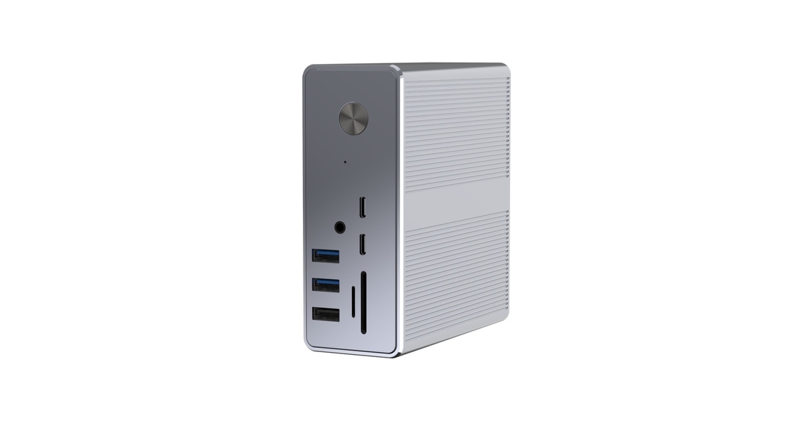 15-In-1 Displayport USB Docking Station Dual Usb C 4k Para Para MacBook e Windows