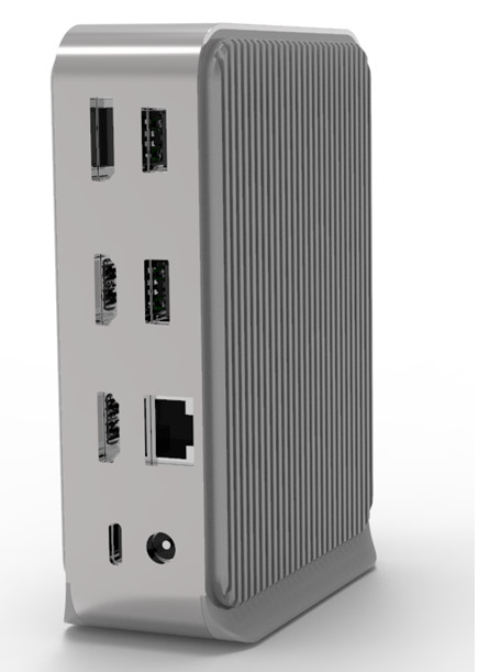 Estação de acoplagem USB-C de 14 portas 65w Chromebook Certificado Monitores Tripla 4K 3.5mm Jack de áudio para laptops
