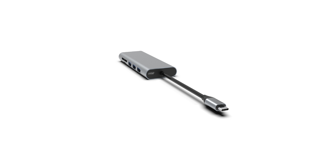 Tipo C Adaptador USB C Multiport Adaptador Hub Com Ethernet 4K HDMI 3 Portos USB 3.0 100W PD Compatível