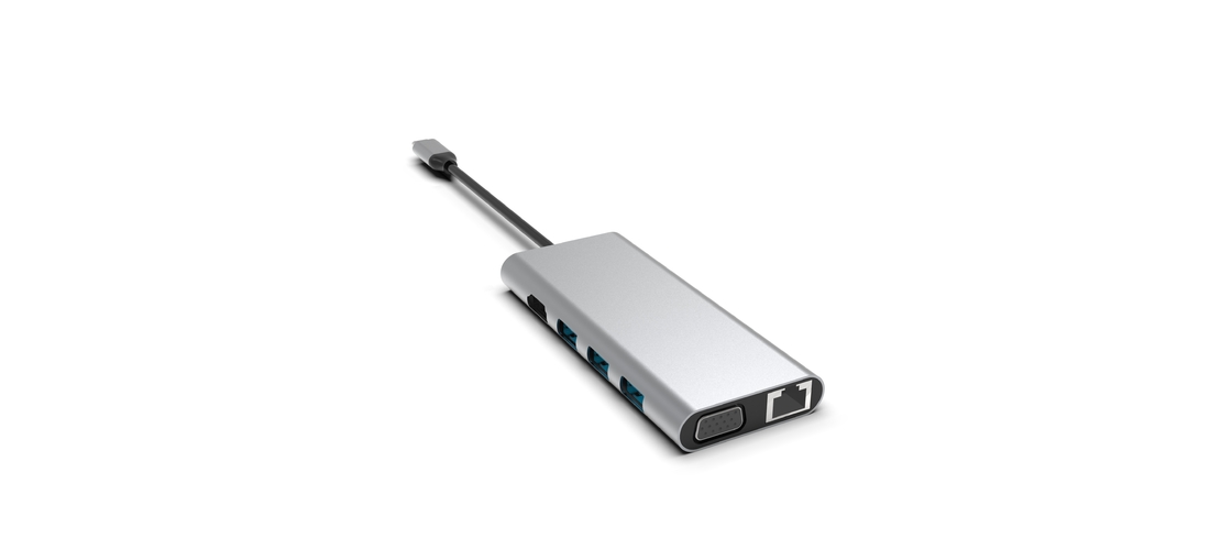 Macbook Usb A Adaptador para Macbook Air 5 em 1 Multi Portos 4K Usb Tipo C Slim 3.0