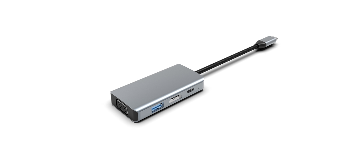 All In One HDD 4 In 1 Usb C 4 In 1 Multiport Adapter Hub Expansão Laptop Docking Station Tipo C para HDMI USB 3.0 PD