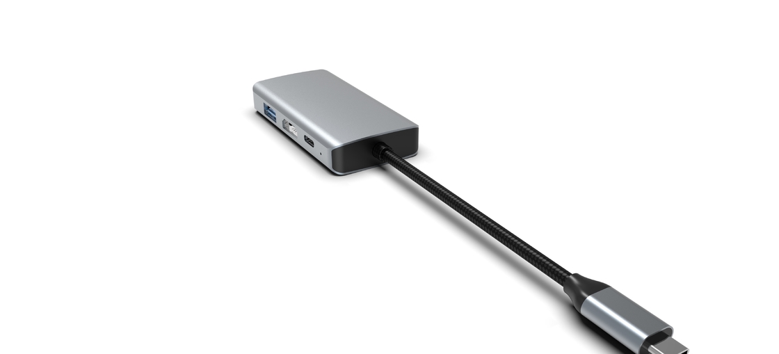 All In One HDD 4 In 1 Usb C 4 In 1 Multiport Adapter Hub Expansão Laptop Docking Station Tipo C para HDMI USB 3.0 PD