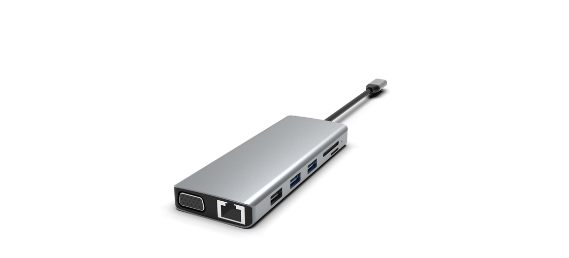 Estação de acoplagem do USB C Hub para laptops MacBook USB C para monitores HDMI duplos para Windows Adaptador do USB C Hub