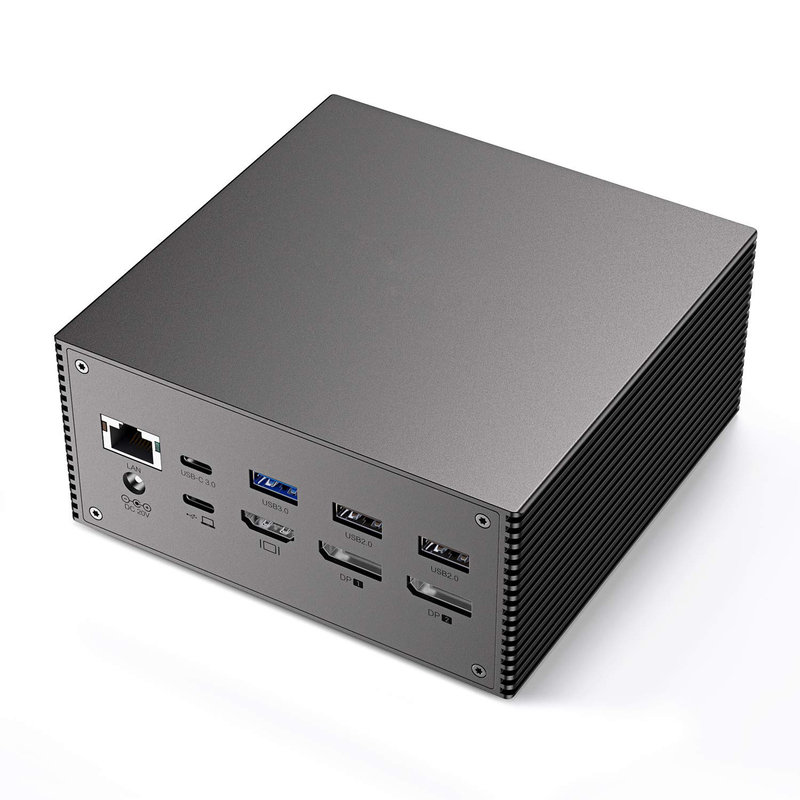 Estação de acoplagem USB C com dissipação de calor inteligente Resolução 4K Espaço de saída de vídeo HDMI