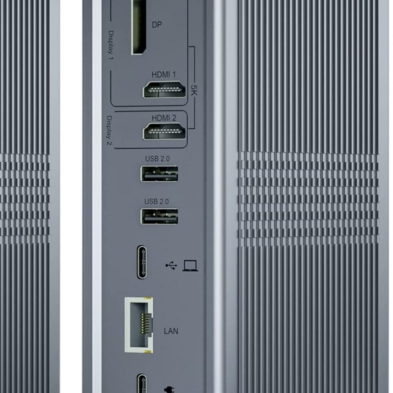 18 em 1 Thunderbolt USB C Docking Station Multi Usb Hub DisplayLink 4K HDMI