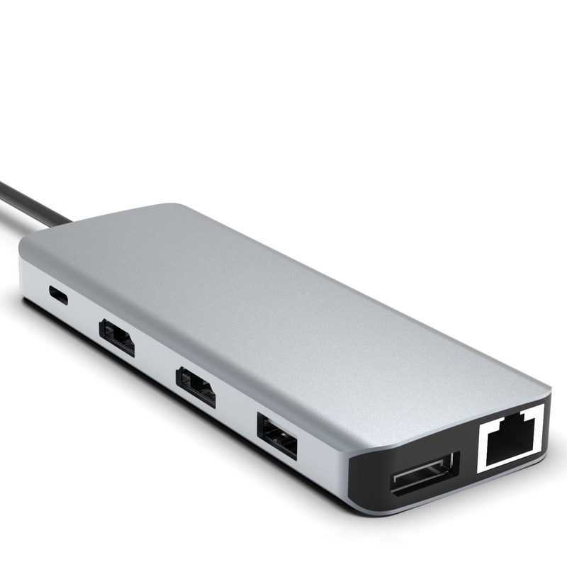 Hub USB-C 11-em-1 para MacBook Pro com 4K HDMI 100W PD USB 3.0 SD/TF Card Reader