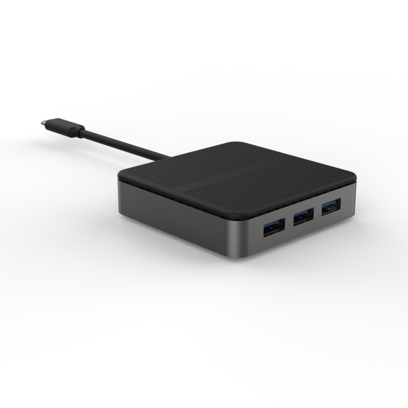 Tipo C Quadrado 9 em 1 USB C HUB HD 4K Tipo C Docks RJ45 PD 100W 3xUSB 3.0 Docking Sta