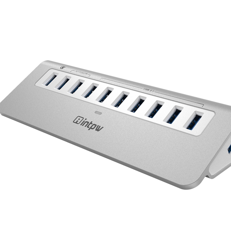 Hdmi Tipo C para USB 3.0 Hub 11 Portos USB A Hub Portos múltiplos Para laptops de jogos Windows