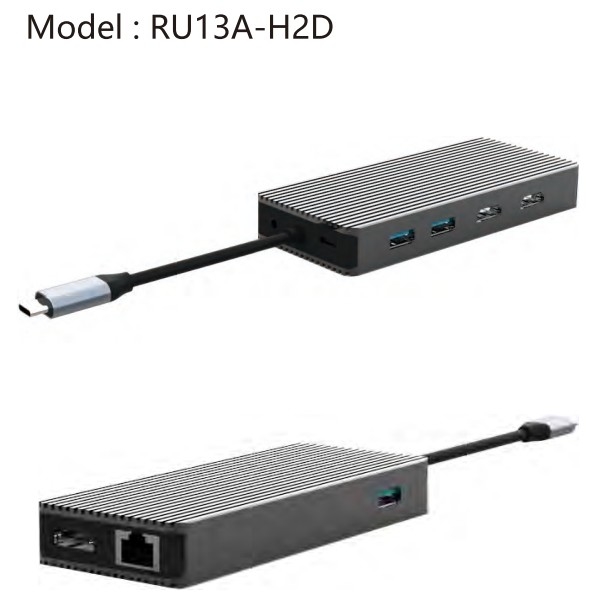 Adaptador de hub USB C de 9 em 1 Gigabit Ethernet com porta 4K HDMI DP para laptop Macbook
