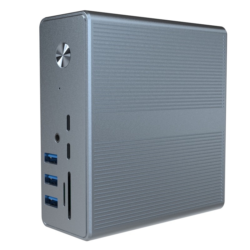 18 em 1 Thunderbolt 3 Dual Monitor Docking Station HDMI Mac Para USB C Laptop Docking Station Universal