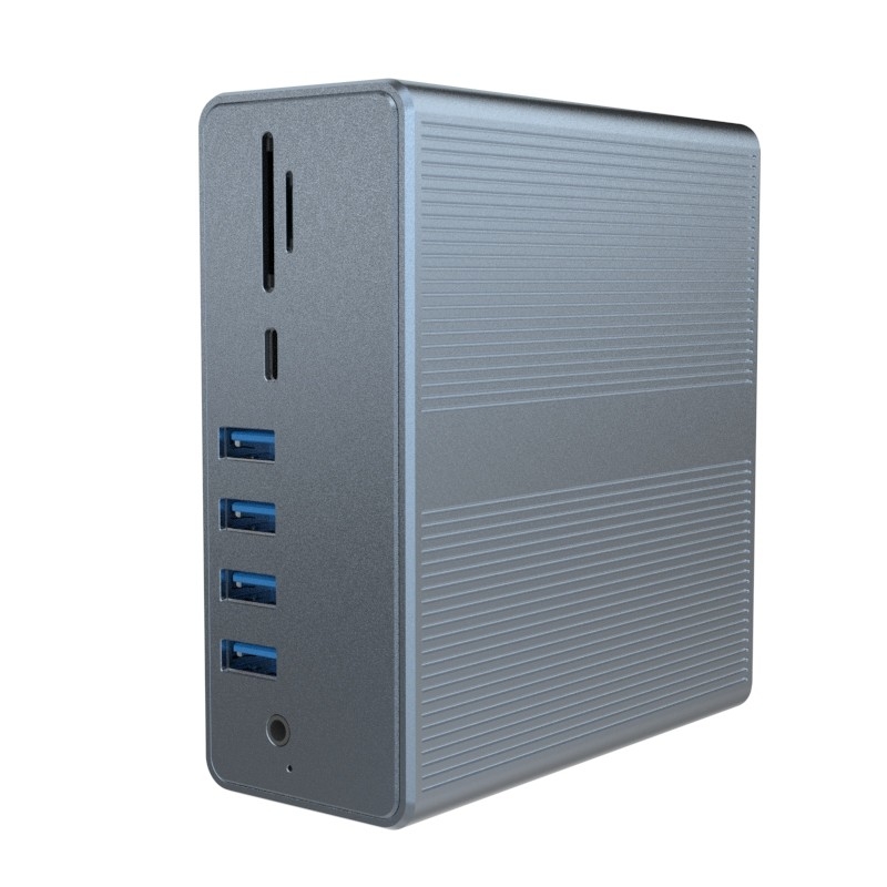 4k Thunderbolt 3 Docking Station Macbook Pro USB C Laptop Dual Monitor 18 em 1 Laptop Dock para MacBook