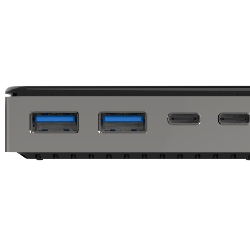 Tipo de alimentação C para adaptador USB quadrado USB 3.0/2.0 Hub Transferência de dados e conectividade para computador portátil