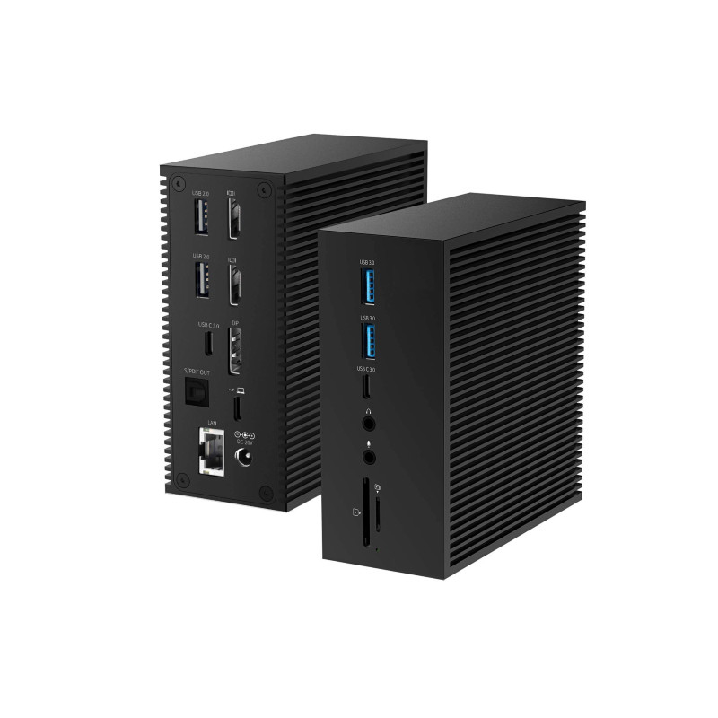 DisplayLink Docking Station para Macbook Pro Dual Monitors M1/M2 Windows 15 em 1 USB C 3.0 Laptop