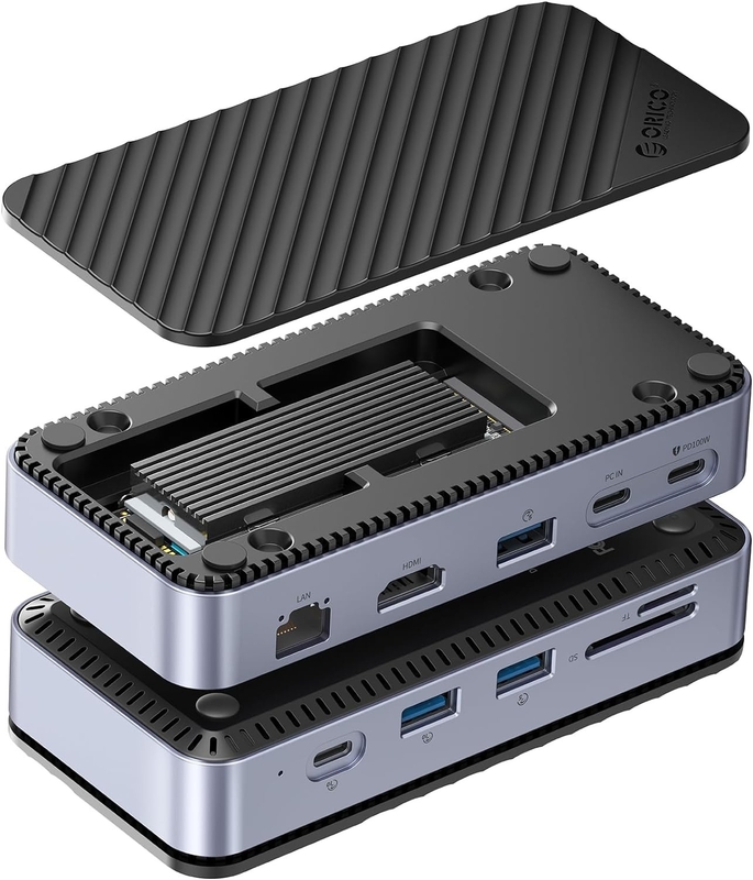 Carregamento rápido 16 em 1 Adaptador USB C para Telefone Móvel Laptop Notebook 4K HDMI RJ45 PD