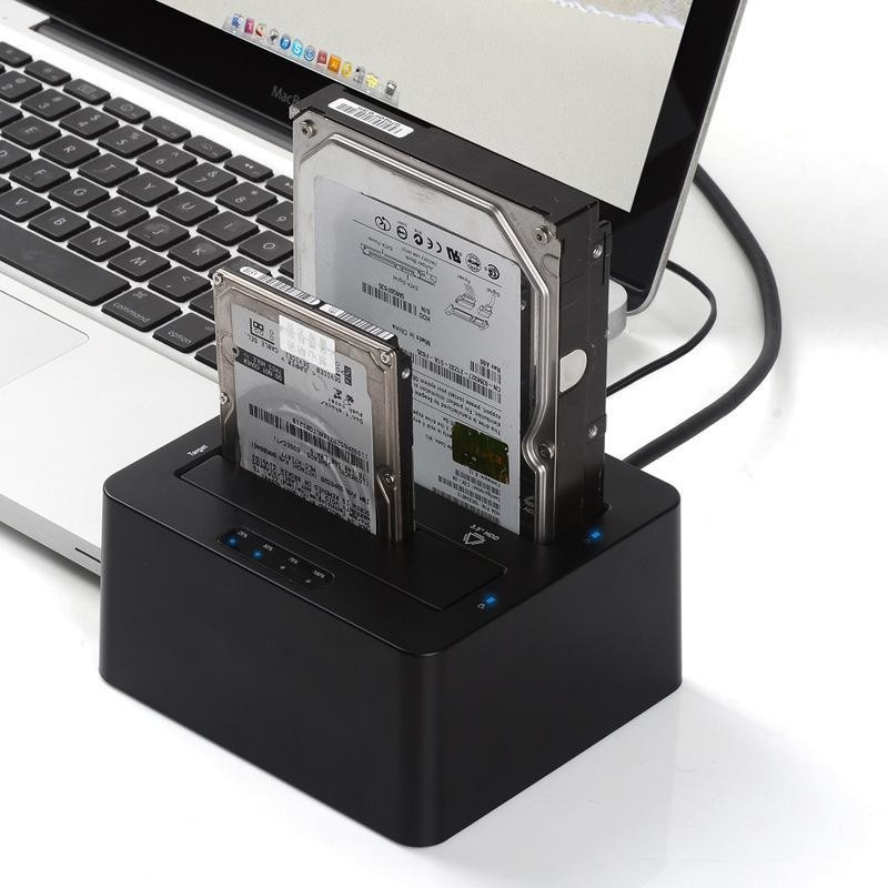 6Gbps SATA I/II/III Duplicador de disco rígido HDD externo e clonador com modos de clonagem de disco inteiro