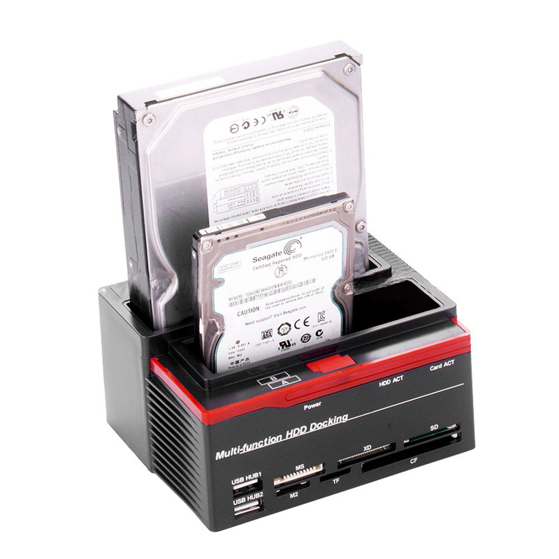 Estação de acoplagem de HDD Ssd para múltiplos discos SATA 3.5 com clone offline