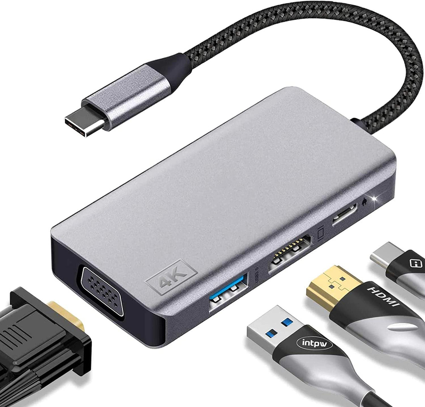 14 em 1 Adaptador de Hub USB C para Macbook Pro Air Laptop USB C Docking Station Dual Monitor
