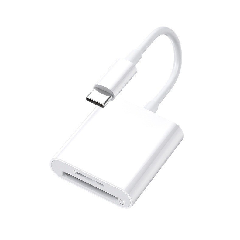 Apple External USB C para leitor de cartão SD Tipo C Leitor de cartão de câmera Adaptador de leitor de cartão de memória