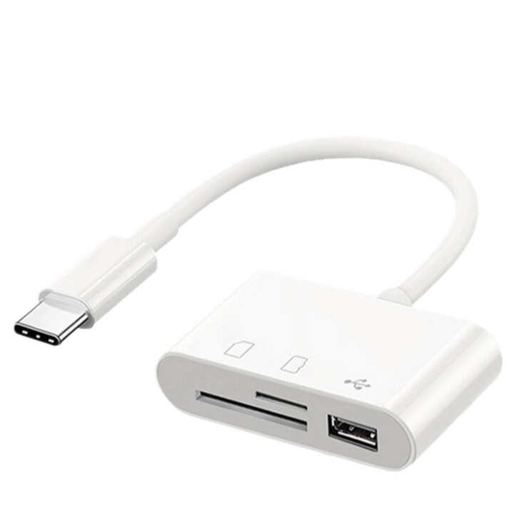 Leitor de cartão de memória para Android Computador Telefone Adaptador de câmera USB Plug And Play Adaptador de cartão SD IPad