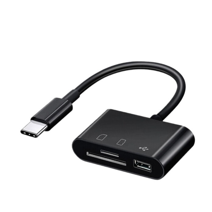 Leitor de cartão de memória para Android Computador Telefone Adaptador de câmera USB Plug And Play Adaptador de cartão SD IPad