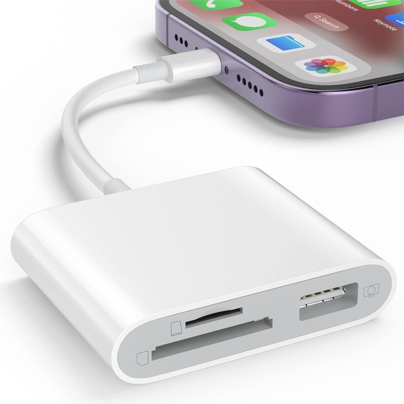 3-Slot USB Tipo C para Adaptador de Cartão Compacto Flash Micro SD Card Reader Para MacBook Pro
