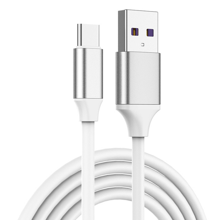3m 2m Branco USB A para USB C Cabo de Carregamento Rápido Compatível com Samsung Galaxy