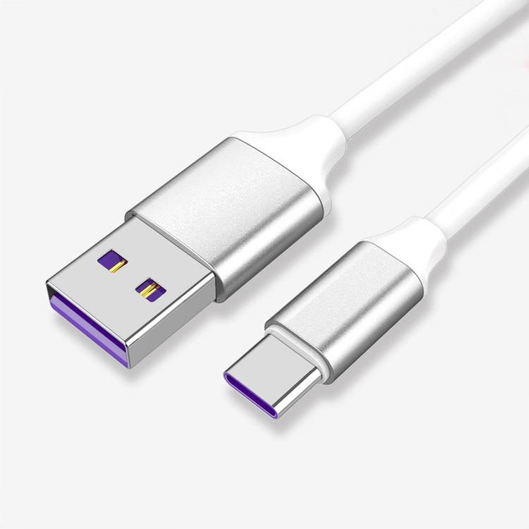 3m 2m Branco USB A para USB C Cabo de Carregamento Rápido Compatível com Samsung Galaxy