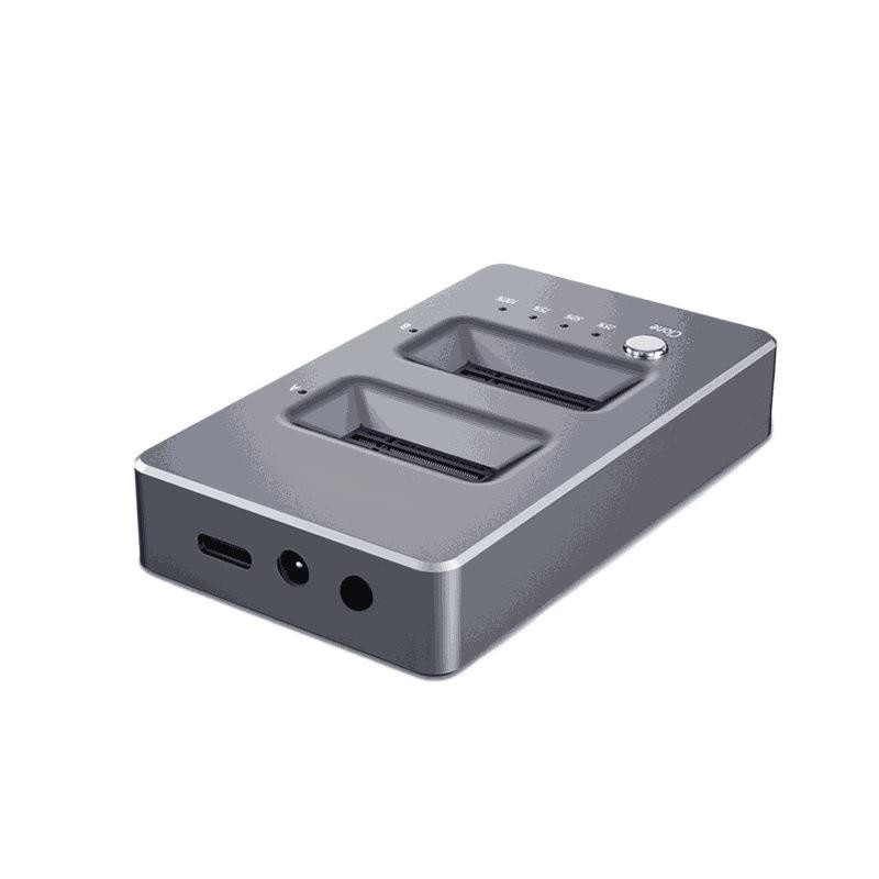 Estação de acoplagem de clone off-line Duplicador de disco rígido externo Dock NVMe M.2 SSD Suporte de cópia de disco do sistema de uma chave