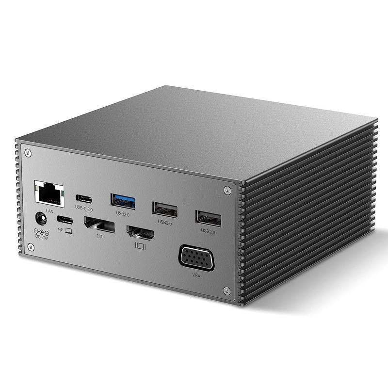 Thunderbolt 4k Monitor Thunderbolt USB-C Dual HD Estação de acoplagem 4K 16-In-1 Hub Adaptador MST Macbook & Desktop