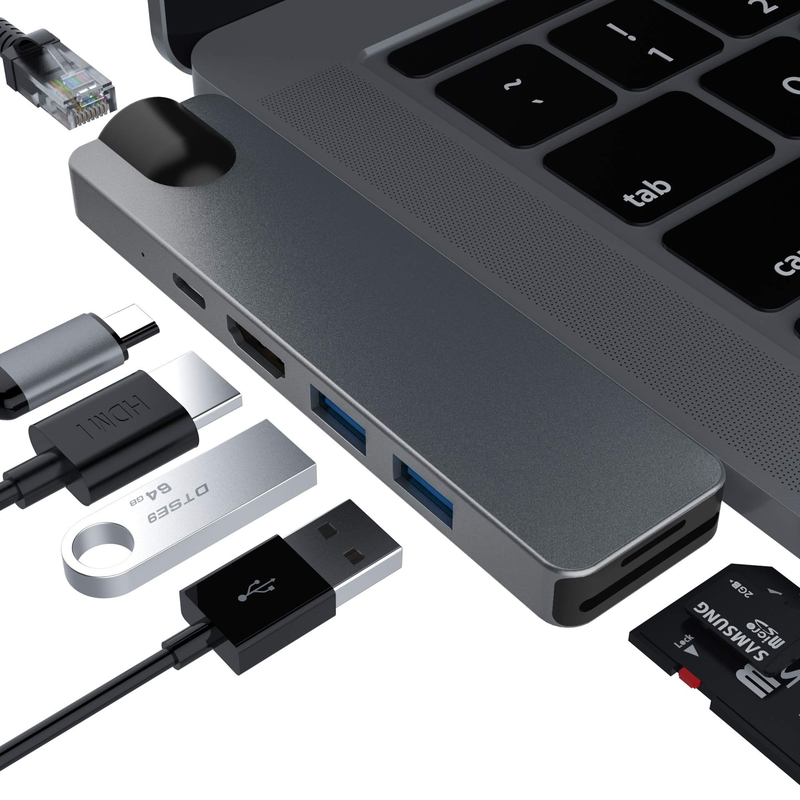 Vga Hub Hdmi Usb C Estação de Docking Usb C Multi Hub Splitter Concentrator Estação de Docking PC Portátil