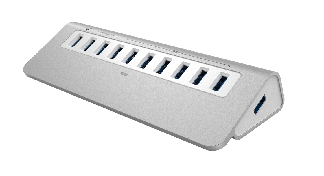 10 em 1 USB C HUB 2.0-4.0 Tipo C HUB Multi Splitter Adaptador OTG Adaptador de alimentação USB Para Macbook