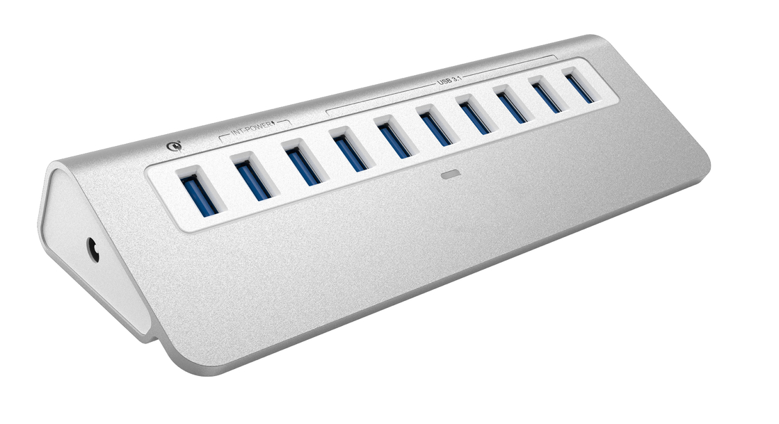 10 em 1 USB C HUB 2.0-4.0 Tipo C HUB Multi Splitter Adaptador OTG Adaptador de alimentação USB Para Macbook