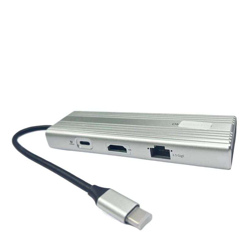 5 portas 5 em 1 USB C Hub Docking Station USB-C para HDMI USB A 3.0 PD 100W