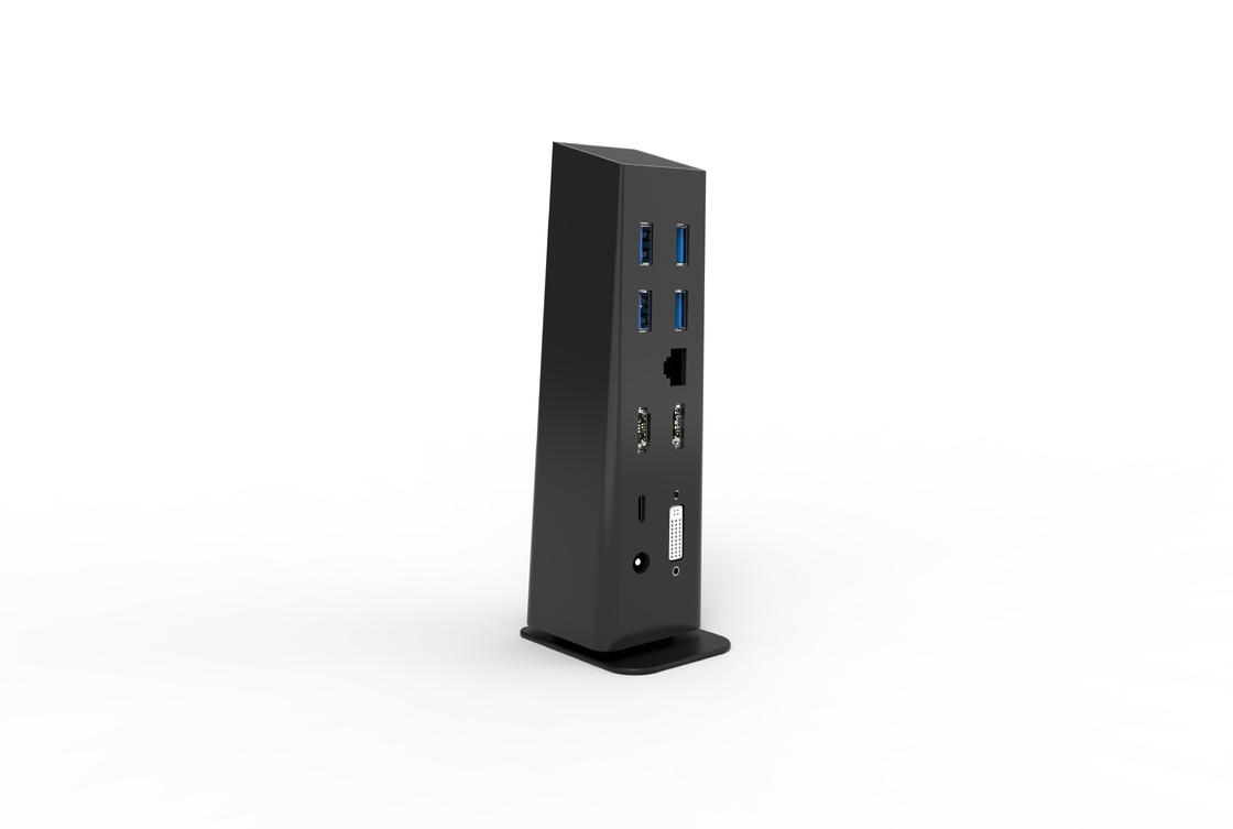 Estação de acoplagem portátil Thunderbolt para computador portátil cabo integrado USB3.0 Estação de acoplagem Hub