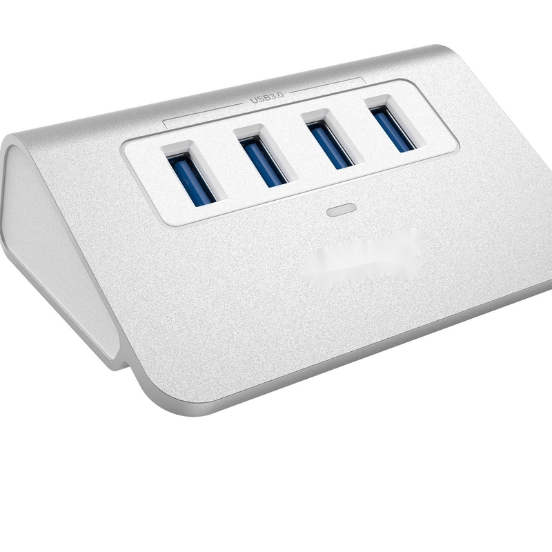 Adaptador multiporte USB C 4 em 1 com portas USB 3.0 HDMI 4K para notebook