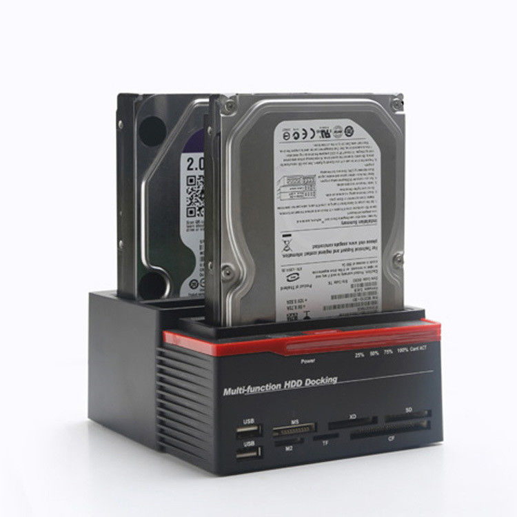 NVMe M.2 Duplicador Clone Offline Dual-Bay USB C para estação de acoplagem NVME para discos rígidos M2 SSD