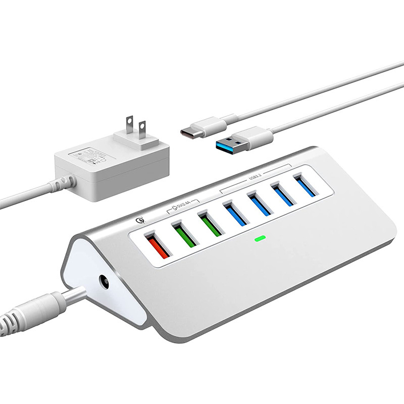 Velocidade de transferência de dados até 10/5Gbps Hub de conector USB-C com certificação CE