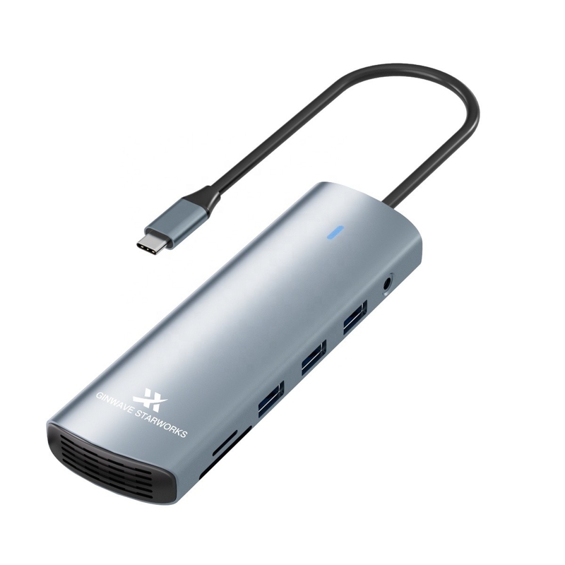 Experimente conectividade sem problemas com o nosso USB C Hub e compatibilidade USB Tipo-C