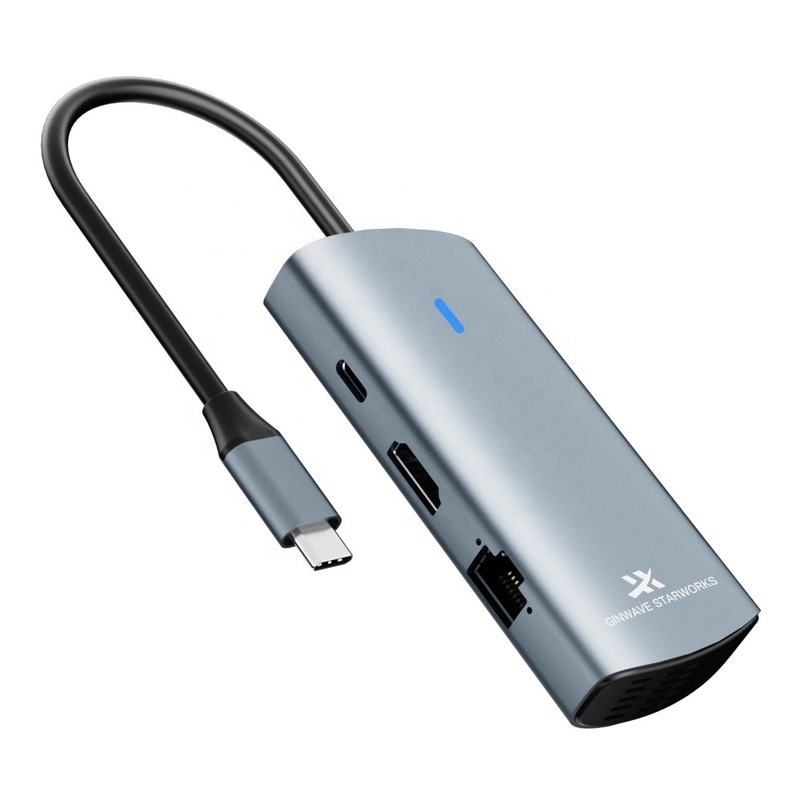 Experimente conectividade sem problemas com o nosso USB C Hub e compatibilidade USB Tipo-C
