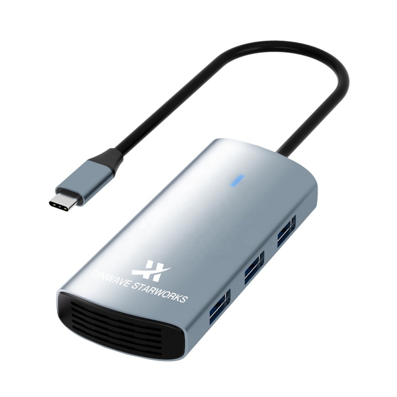 Experimente conectividade sem problemas com o nosso USB C Hub e compatibilidade USB Tipo-C