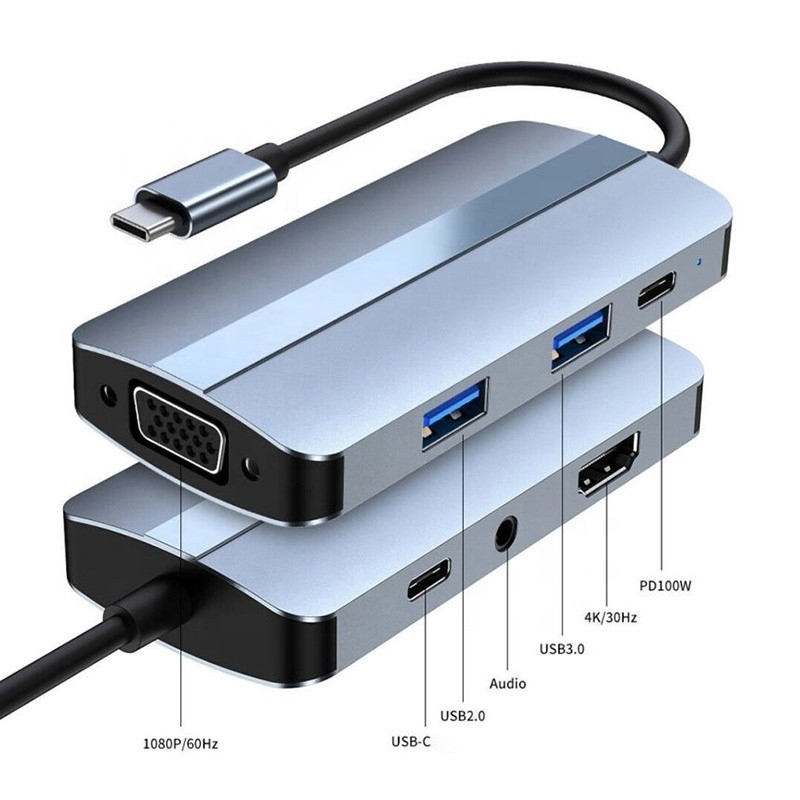 11 em 1 USB-C Hub Tipo-C para HDMI USB3.0 USB2.0 SD TF Adaptador Hub com Card Reader