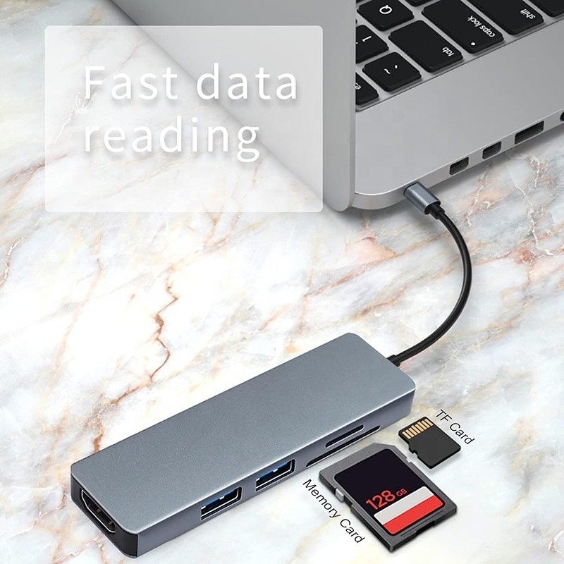 11 em 1 USB-C Hub Tipo-C para HDMI USB3.0 USB2.0 SD TF Adaptador Hub com Card Reader