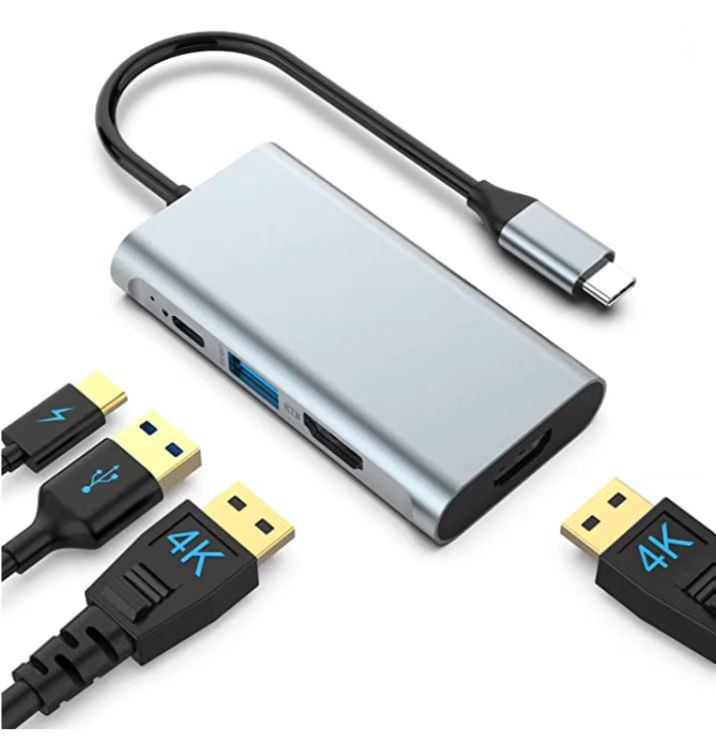 Velocidade de transferência de dados até 5/10Gbps Conexão de computador portátil Thunderbolt com 85/100W de energia para um desempenho poderoso